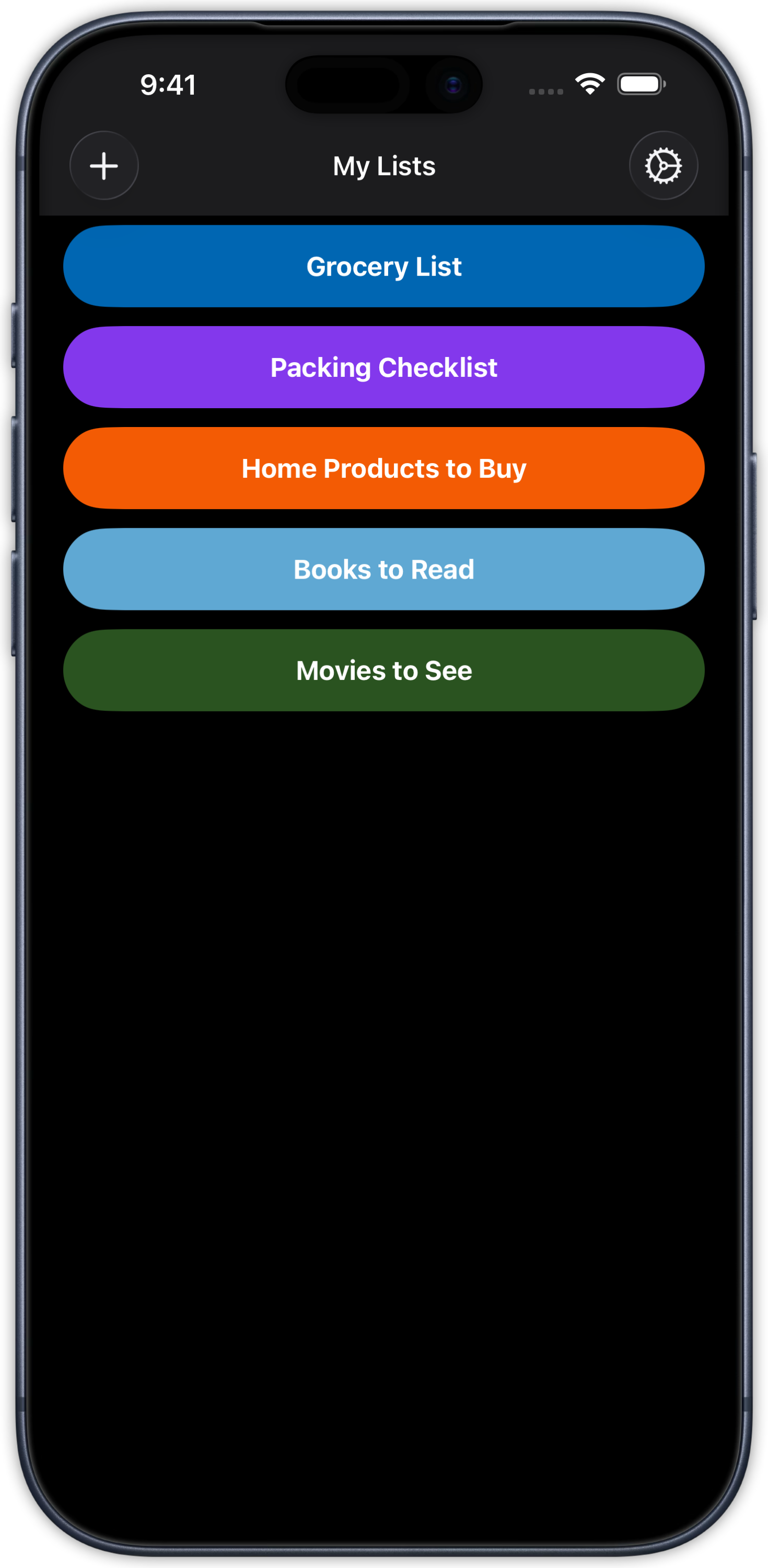 WhateverList Screenshots